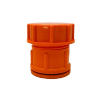 Detalle de Airlock naranja Speidel para tanques 100–910 L – GERTPAO para fermentación o almacenamiento de vino