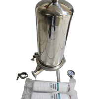 Filtro de microfiltración para embotellado housing para 2 filtros de 10" PN