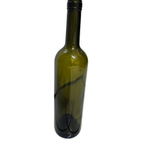 Botella de vidrio 750ml - ECOVA2 Clásica Verde Antique - Caja de 12 piezas