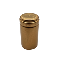 Cápsula PVC Color Oro / Dorado 29.5x60mm - Paquete de 100 pz
