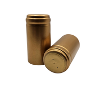 Cápsula PVC Color Oro / Dorado 29.5x60mm - Paquete de 100 pz