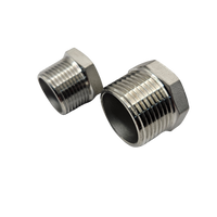 Tapón de acero inoxidable NPT rosca exterior 3/4" y 1"