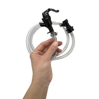 Detalle de Kit Conector Rápido QD con Manguera 3/8” (1.5 m) + Servidor para conexiones sanitarias en bodega