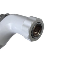 Pistola de Enjuagado Columbia Products N2SW – Estructura de Zinc con Mango de Acero Inoxidable – Color Blanco