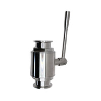 Válvula Sanitaria de Globo con manija tri-clamp servicio pesado