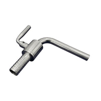 Detalle de Válvula para Llenado de Barricas con Espiga 1/2" (Ball Valve) Inox 304 para crianza y afinado de vino