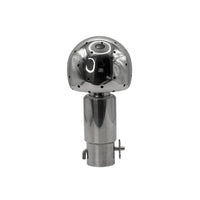 Detalle de Spray Ball rotatoria 2" para CIP | 500 mm | Tubo 1" | Entrada Tri-Clamp 1.5" a 3" para crianza y afinado de vino