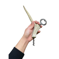 Sacacorchos de cuerno de venado detalle 2