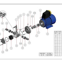 Bomba con carro de exportación T - 25 Zambelli
