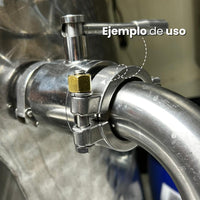 Abrazadera de alta presión Tri - clamp de acero inoxidable - Hacer Vino