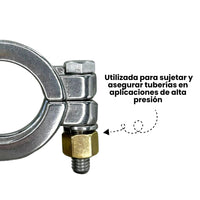 Abrazadera de alta presión Tri - clamp de acero inoxidable - Hacer Vino