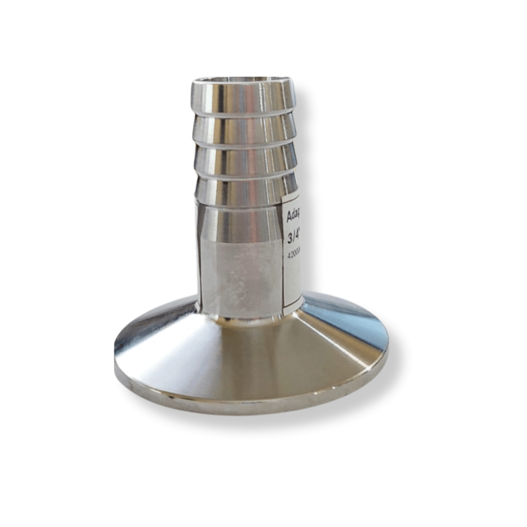 Adaptador Sanitario de Espiga para manguera a Tri - clamp - Hacer Vino