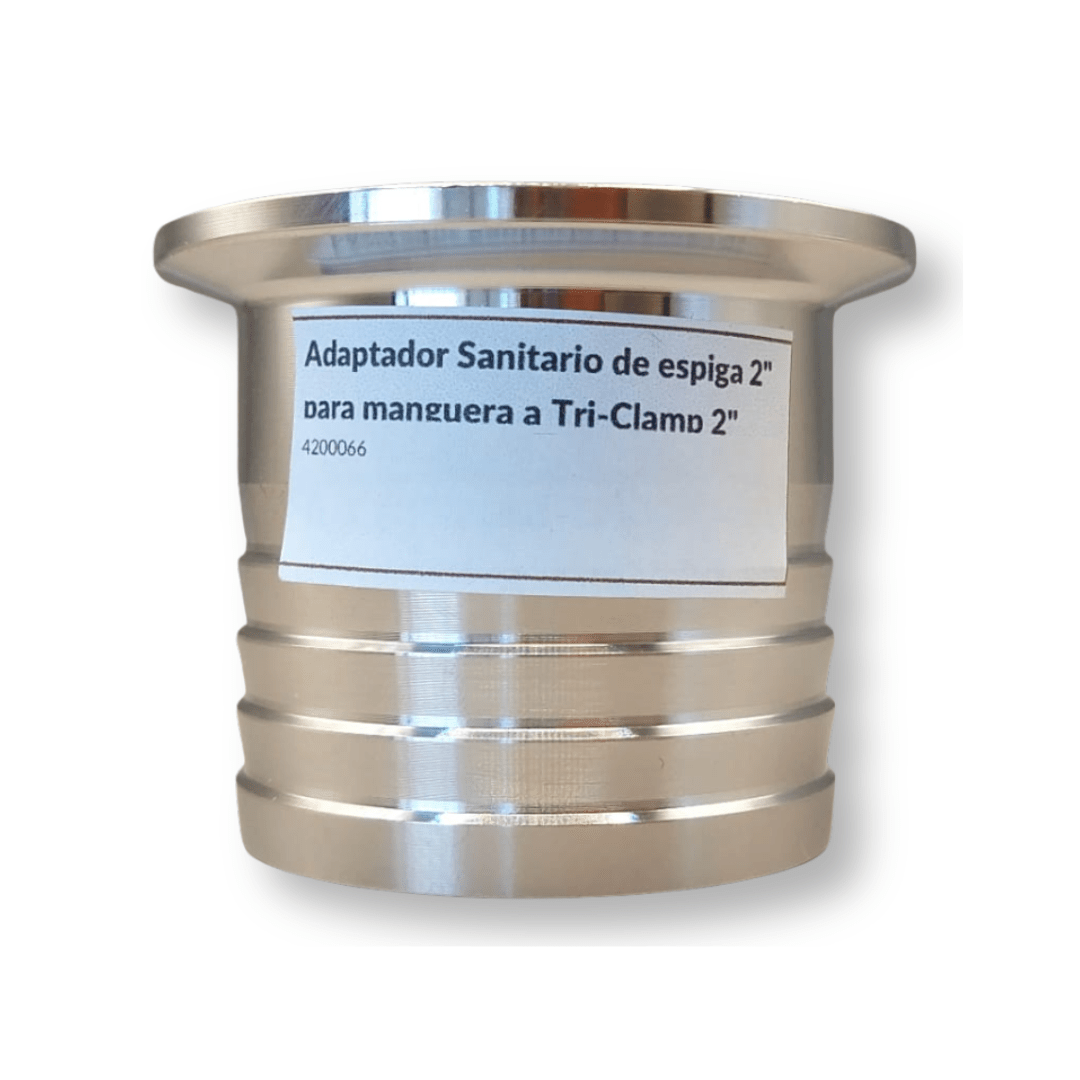 Adaptador Sanitario de Espiga para manguera a Tri - clamp - Hacer Vino