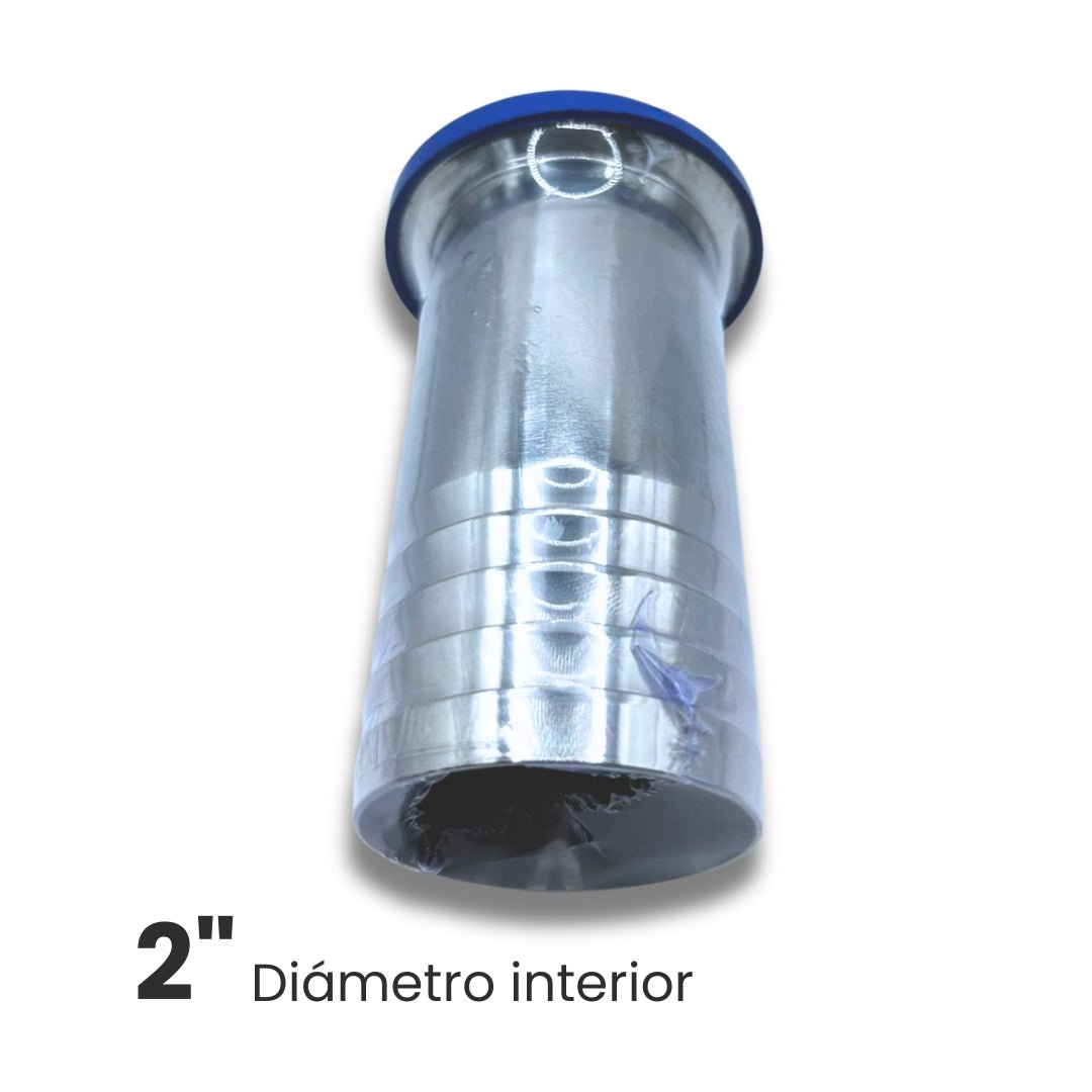 Adaptador Sanitario de Espiga para manguera a Tri - clamp - Hacer Vino
