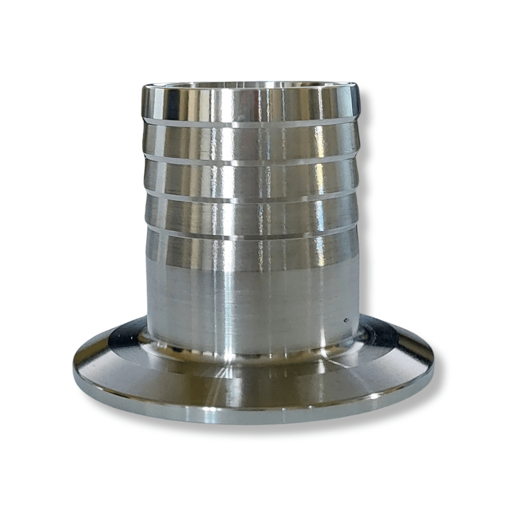 Adaptador Sanitario de Espiga para manguera a Tri - clamp - Hacer Vino