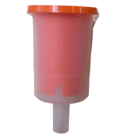 Airlock para Spiedel - Trampa de plástico Air - lock naranja para fermentador - Hacer Vino