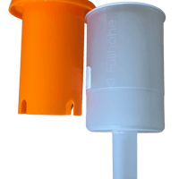 Airlock para Spiedel - Trampa de plástico Air - lock naranja para fermentador - Hacer Vino