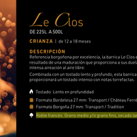 Barrica Le Clos - Doreau Tonneliers - Wine Collection - Hacer Vino