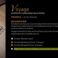 Barrica Voyage - Doreau Tonneliers - Wine Collection - Hacer Vino