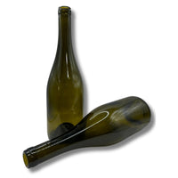 Botella borgoña 750 ml verde antiguo - Hacer Vino