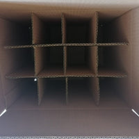 Cajas de cartón para botellas de vino - con separador para 12 botellas - Hacer Vino