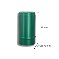 Cápsula Polilaminada Color Flor Green 28.75x55mm - Paquete 100 Pz - Hacer Vino