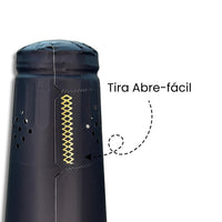 Cápsula Polilaminada Color Negro 34x123mm para botellas de Vino espumoso o Champagne - Paquete 100 Pz - Hacer Vino