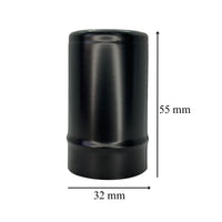 Cápsula Polilaminada Color Negro Mate PT - Paquete 100 Pz - Hacer Vino