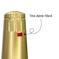 Cápsula Polilaminada Color Oro 34x123mm para botellas de Vino espumoso o Champagne - Paquete 100 Pz - Hacer Vino