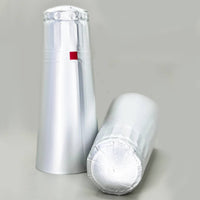 Cápsula Polilaminada Color Plata 34x123mm para botellas de Vino espumoso o Champagne - Paquete 100 Pz - Hacer Vino