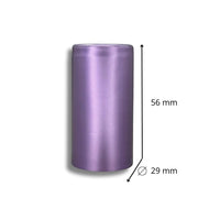 Cápsula Polilaminada Magenta Mate 29x56mm - Paquete 100 Pz - Hacer Vino