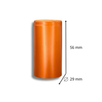Cápsula Polilaminada Naranja 29x56mm - Paquete 100 Pz - Hacer Vino