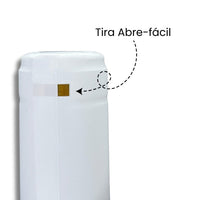 Cápsula PVC Color Blanco 30x60mm - Paquete 100 Pz - Hacer Vino