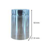 Cápsula PVC Transparente 29.5x60mm - Paquete 100 Pz - Hacer Vino