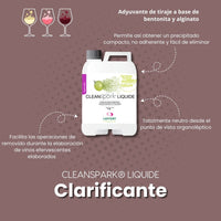 Clarificante a base de bentonita y alginato - CLEANSPARK® LIQUIDE - Hacer Vino