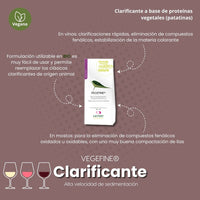 Clarificante VEGEFINE a base de proteína de papa - Hacer Vino