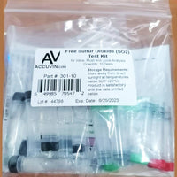Kit de Test de 10 pruebas de Dióxido de Azufre Para tu vino - Hacer Vino