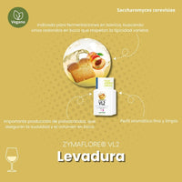 Levadura ZYMAFLORE VL2 para vinos blancos en barrica - Hacer Vino