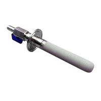 Piedra de carbonatación acero inox. Tri - clamp y válvula de paso 1.5" - Hacer Vino