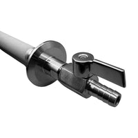 Piedra de carbonatación acero inox. Tri - clamp y válvula de paso 1.5" - Hacer Vino