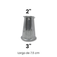 Reducción Excéntrica sanitaria tipo Triclamp de Acero inoxidable - Hacer Vino