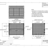 Reja para botellas de vino 40" x 48" de base 42" - Hacer Vino