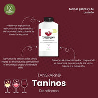 Taninos de refinado - TANSPARK® - Hacer Vino