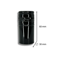 Hacer VinoTaparrosca Color Negro 30x50mm - Paquete 100 Pz - Hacer Vino