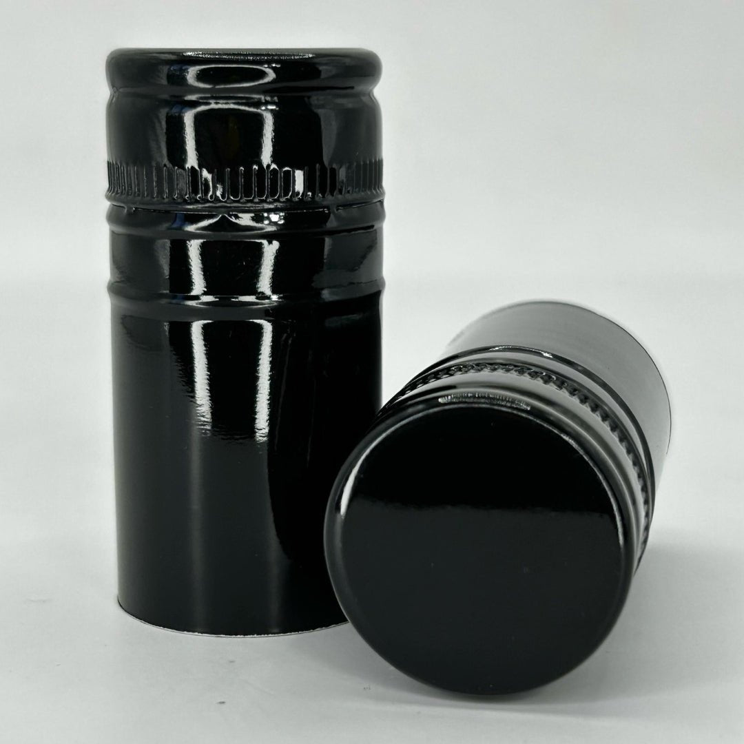 Hacer VinoTaparrosca Color Negro 30x50mm - Paquete 100 Pz - Hacer Vino