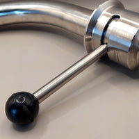 Válvula con brazo tri - clamp 1.5" - Hacer Vino