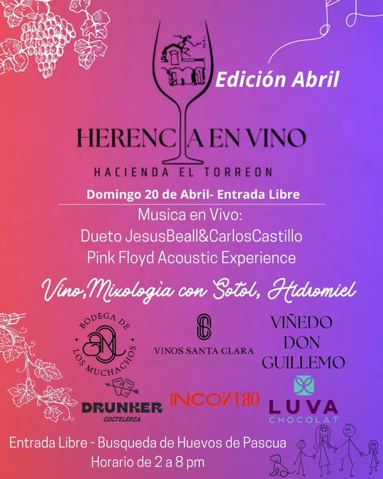 Herencia en Vino - Abril