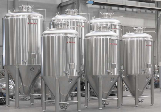 Tanques inoxidables para vino y cerveza - Letina