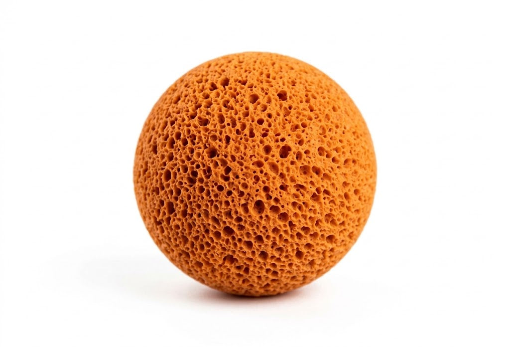 Bola de esponja para limpiar mangueras