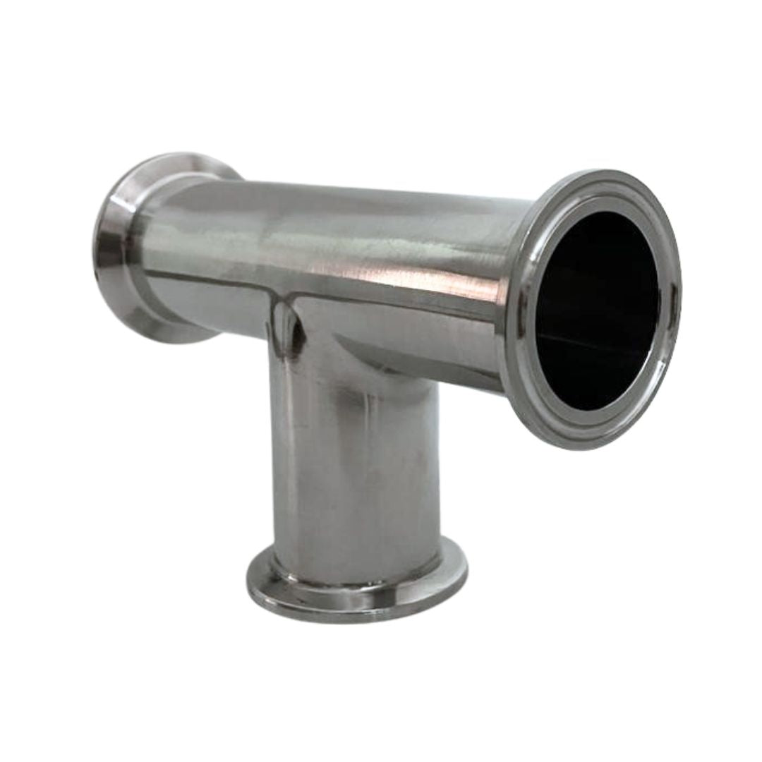 Tee Sanitaria Tri-Clamp | acero inoxidable para conexiones sanitarias en bodega